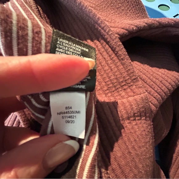 ZELLA Carey Ridge Funnel Neck Pullover In Maroon M - Picture 10 of 10